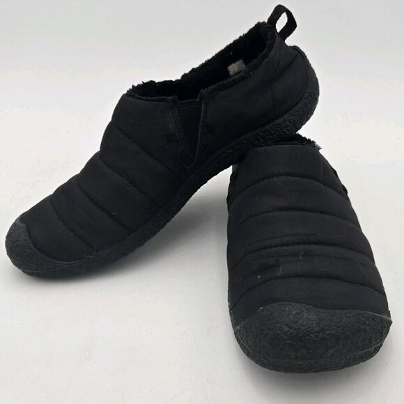 Keen Keene Hauser II Slip On Embroidery Stitch Black Womens 9 Workwear Slippers - Picture 1 of 13